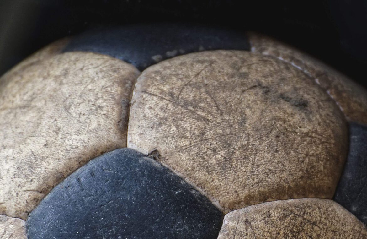 fragment piłki do piłki nożnej